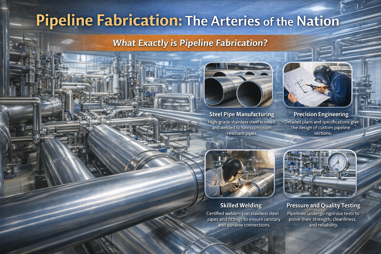 Industrial Pipeline Work in Jeddah