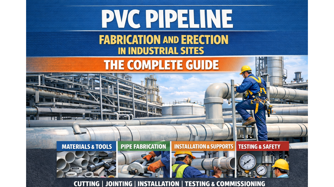 PVC Industrial Pipeline Fabrication in Jeddah