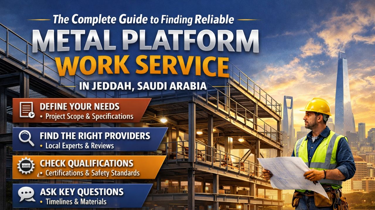 Metal Platform Work Service in Jeddah, Saudi Arabia